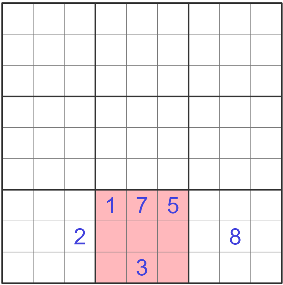 Hidden pair example